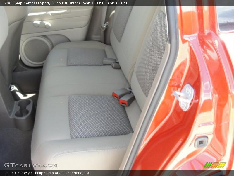 Sunburst Orange Pearl / Pastel Pebble Beige 2008 Jeep Compass Sport