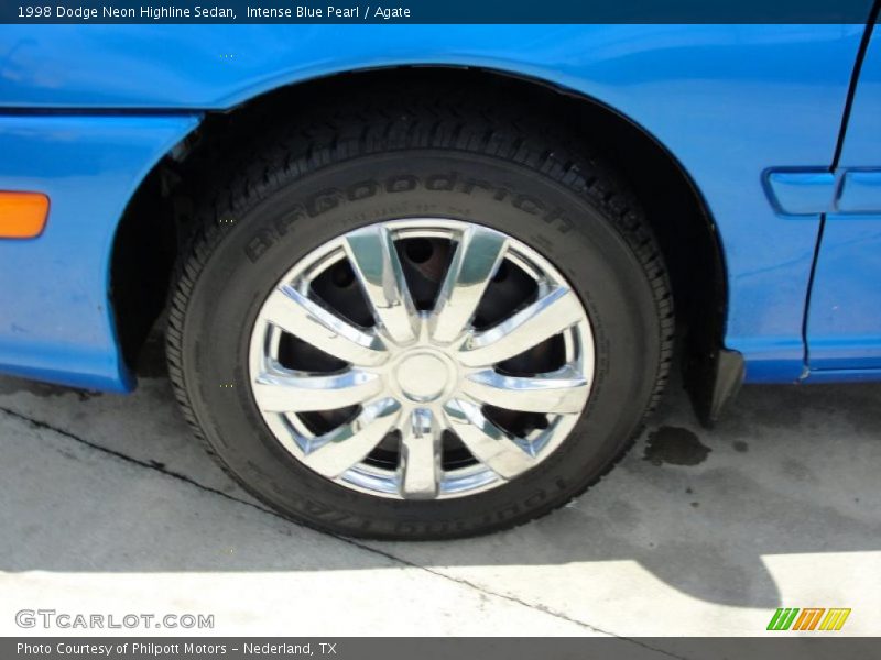 Intense Blue Pearl / Agate 1998 Dodge Neon Highline Sedan