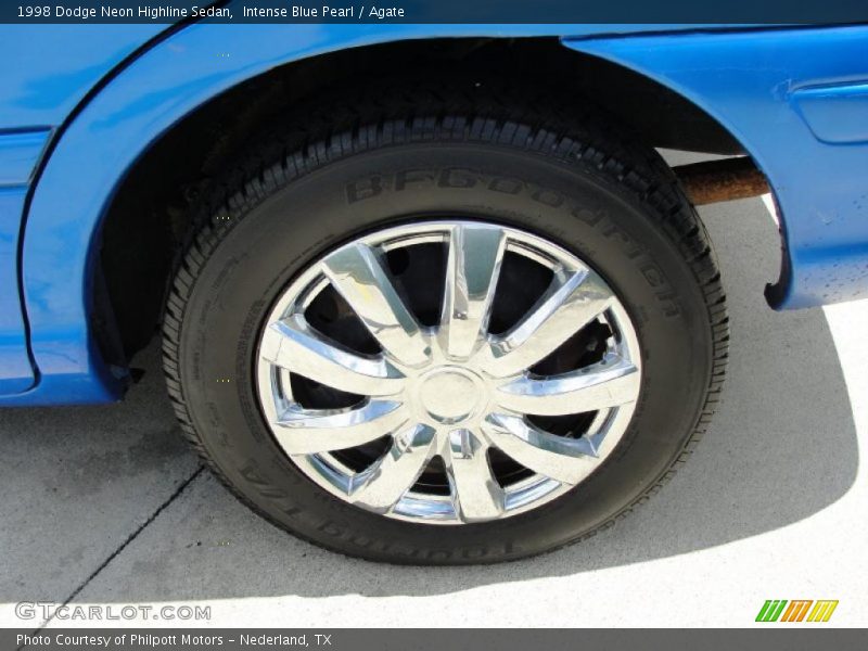 Intense Blue Pearl / Agate 1998 Dodge Neon Highline Sedan