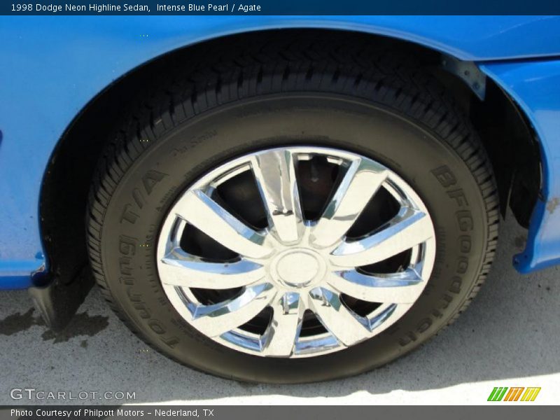 Intense Blue Pearl / Agate 1998 Dodge Neon Highline Sedan