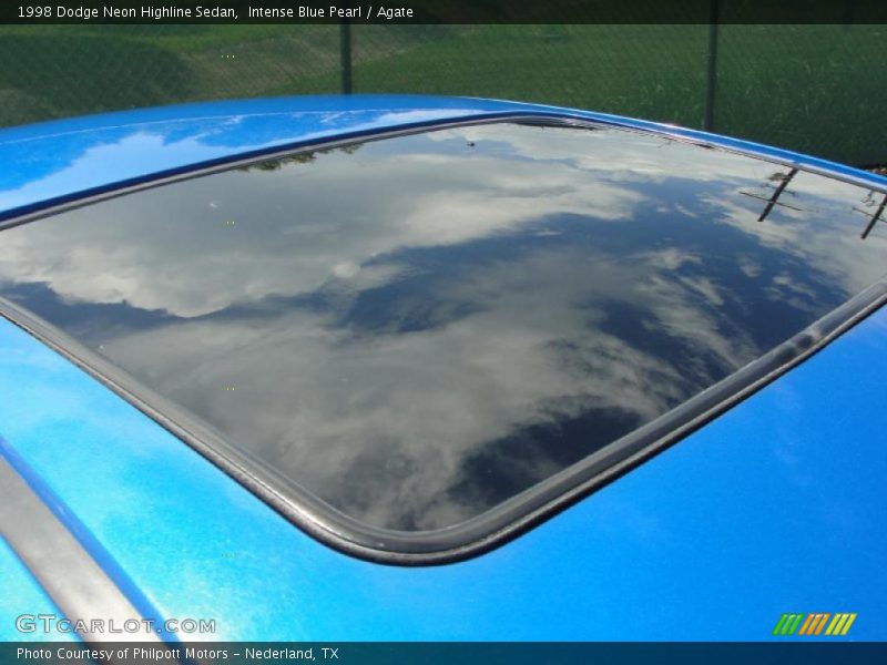Intense Blue Pearl / Agate 1998 Dodge Neon Highline Sedan