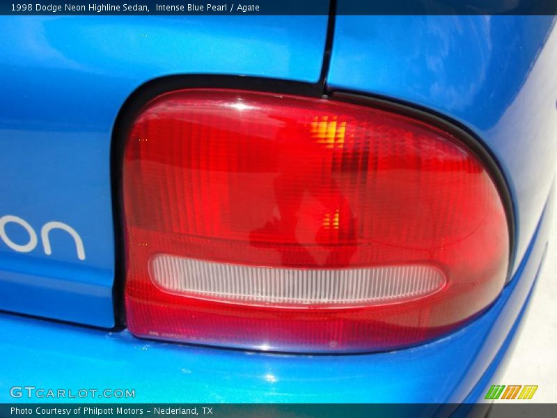 Intense Blue Pearl / Agate 1998 Dodge Neon Highline Sedan