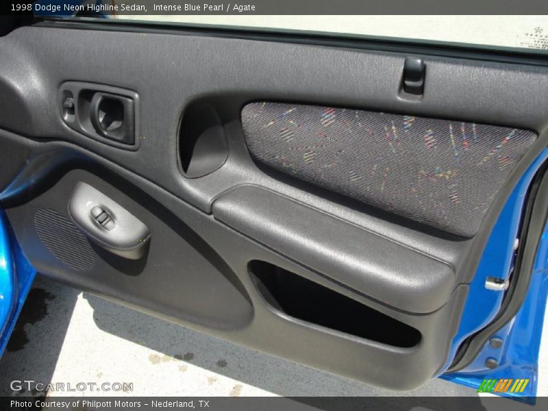 Intense Blue Pearl / Agate 1998 Dodge Neon Highline Sedan