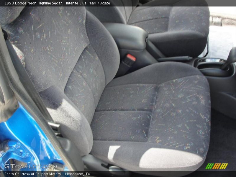Intense Blue Pearl / Agate 1998 Dodge Neon Highline Sedan