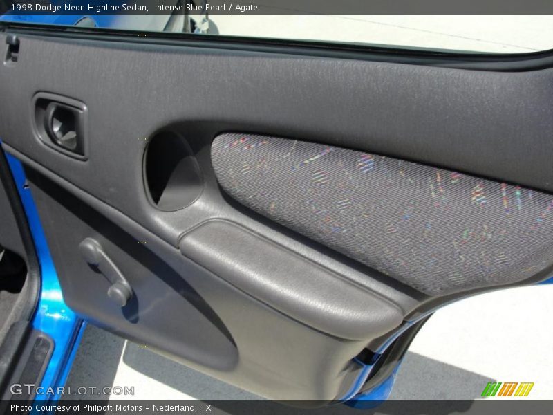 Intense Blue Pearl / Agate 1998 Dodge Neon Highline Sedan