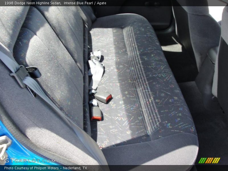 Intense Blue Pearl / Agate 1998 Dodge Neon Highline Sedan