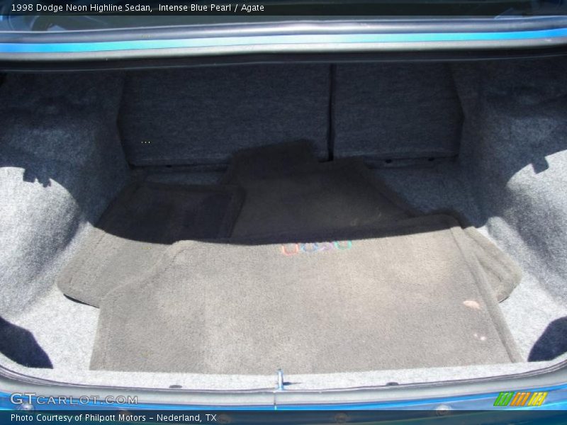 Intense Blue Pearl / Agate 1998 Dodge Neon Highline Sedan