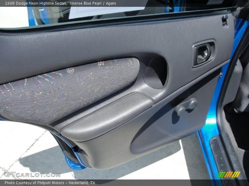 Intense Blue Pearl / Agate 1998 Dodge Neon Highline Sedan