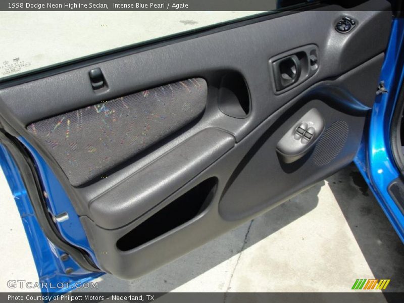 Intense Blue Pearl / Agate 1998 Dodge Neon Highline Sedan