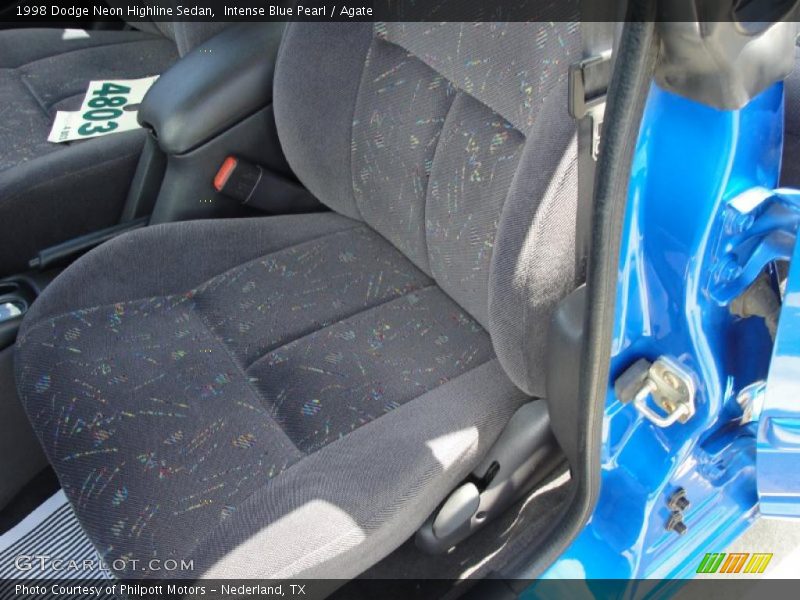 Intense Blue Pearl / Agate 1998 Dodge Neon Highline Sedan