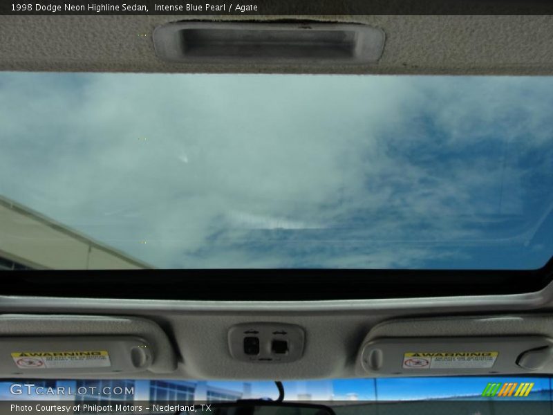Intense Blue Pearl / Agate 1998 Dodge Neon Highline Sedan