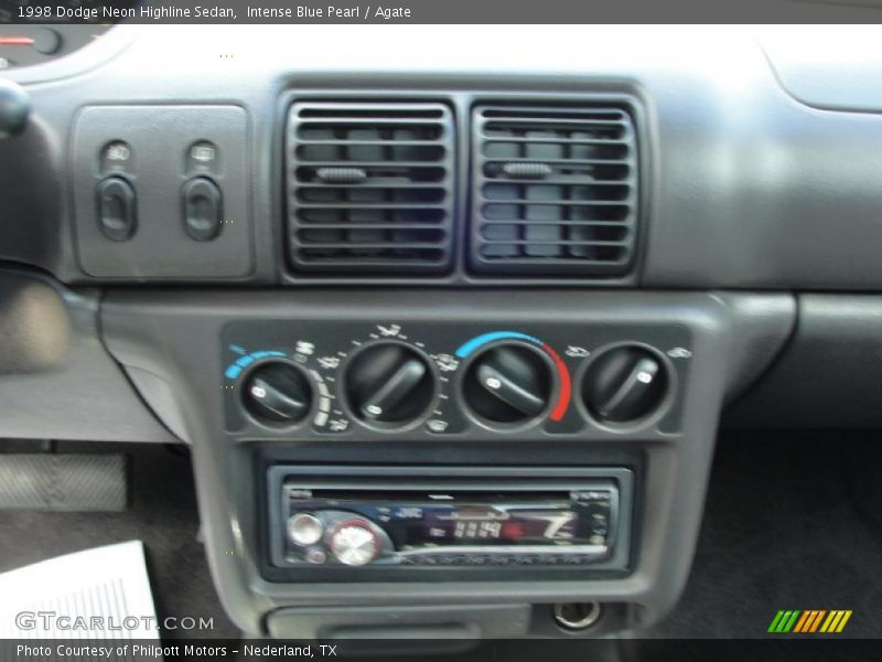 Intense Blue Pearl / Agate 1998 Dodge Neon Highline Sedan