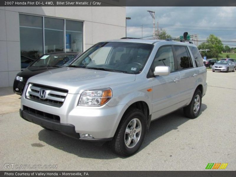 Billet Silver Metallic / Gray 2007 Honda Pilot EX-L 4WD