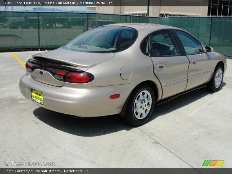 Prairie Tan Metallic / Medium Prairie Tan 1998 Ford Taurus LX