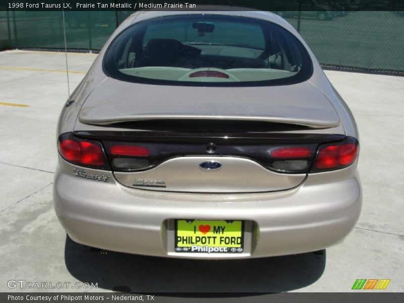 Prairie Tan Metallic / Medium Prairie Tan 1998 Ford Taurus LX
