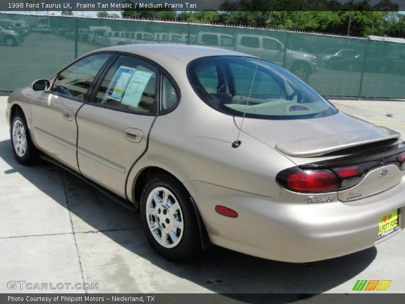 Prairie Tan Metallic / Medium Prairie Tan 1998 Ford Taurus LX