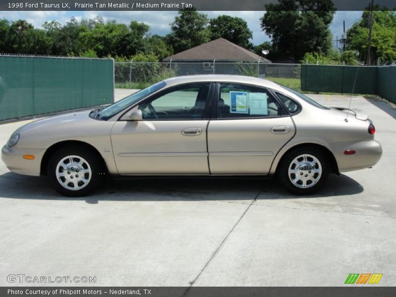 Prairie Tan Metallic / Medium Prairie Tan 1998 Ford Taurus LX