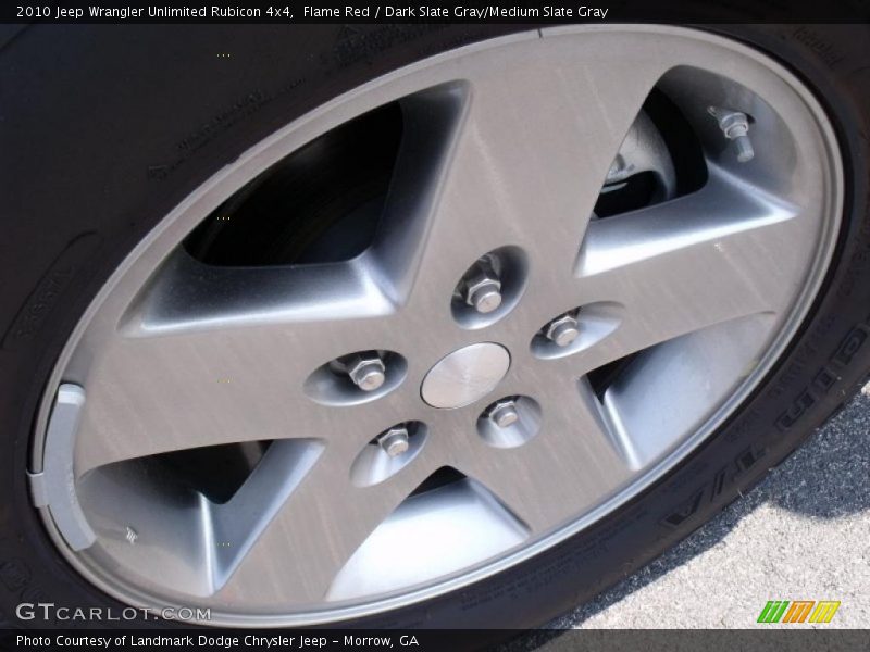 Flame Red / Dark Slate Gray/Medium Slate Gray 2010 Jeep Wrangler Unlimited Rubicon 4x4