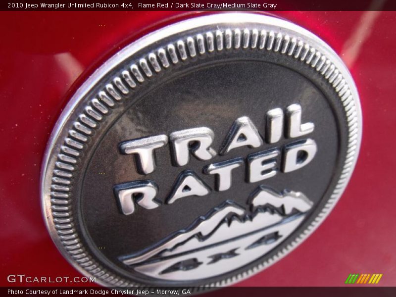 Flame Red / Dark Slate Gray/Medium Slate Gray 2010 Jeep Wrangler Unlimited Rubicon 4x4