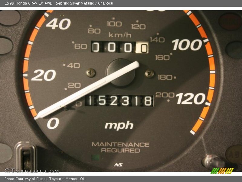 Sebring Silver Metallic / Charcoal 1999 Honda CR-V EX 4WD