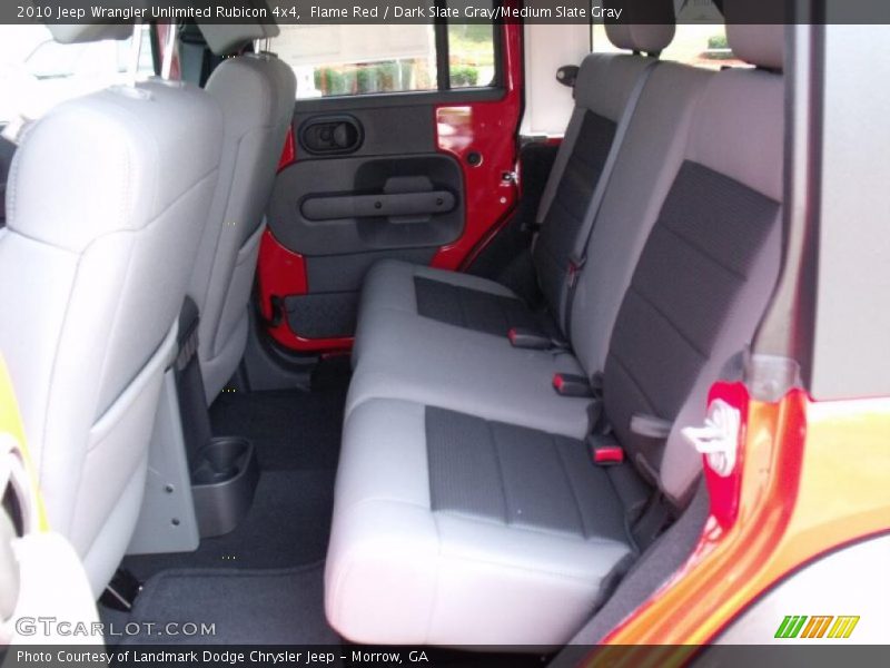 Flame Red / Dark Slate Gray/Medium Slate Gray 2010 Jeep Wrangler Unlimited Rubicon 4x4