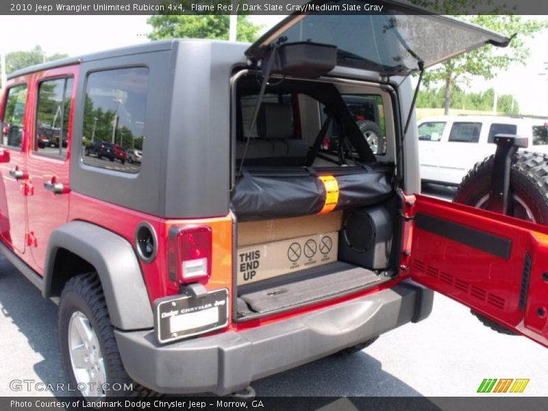 Flame Red / Dark Slate Gray/Medium Slate Gray 2010 Jeep Wrangler Unlimited Rubicon 4x4