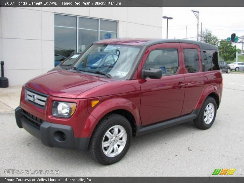 Tango Red Pearl / Black/Titanium 2007 Honda Element EX AWD