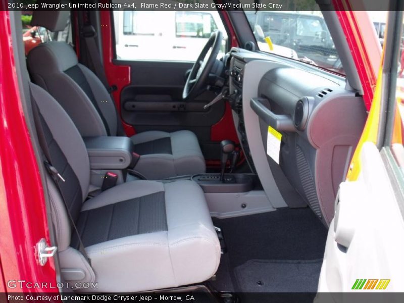 Flame Red / Dark Slate Gray/Medium Slate Gray 2010 Jeep Wrangler Unlimited Rubicon 4x4