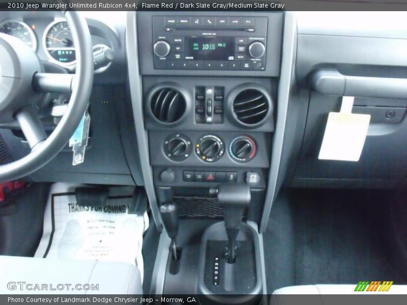 Flame Red / Dark Slate Gray/Medium Slate Gray 2010 Jeep Wrangler Unlimited Rubicon 4x4