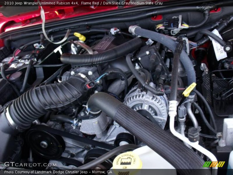 Flame Red / Dark Slate Gray/Medium Slate Gray 2010 Jeep Wrangler Unlimited Rubicon 4x4