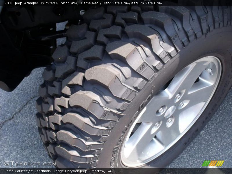 Flame Red / Dark Slate Gray/Medium Slate Gray 2010 Jeep Wrangler Unlimited Rubicon 4x4