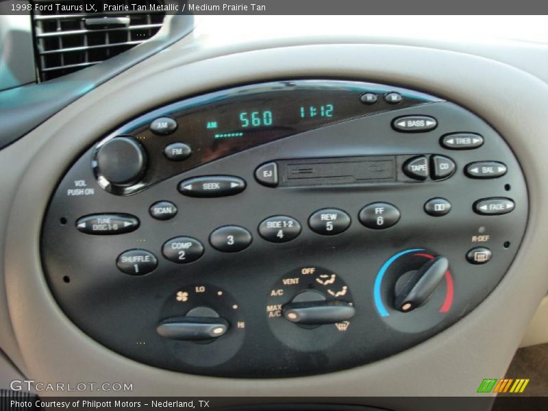 Prairie Tan Metallic / Medium Prairie Tan 1998 Ford Taurus LX