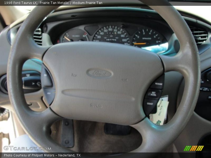 Prairie Tan Metallic / Medium Prairie Tan 1998 Ford Taurus LX