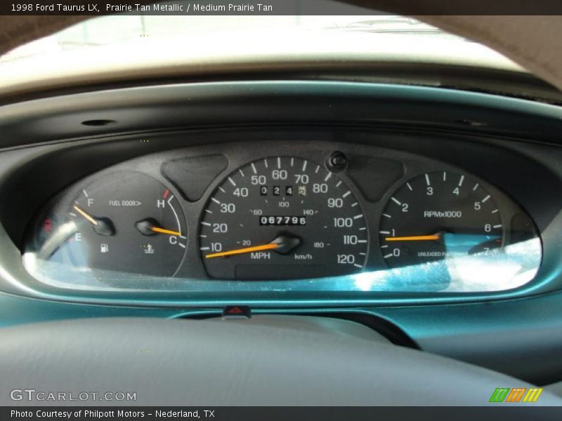 Prairie Tan Metallic / Medium Prairie Tan 1998 Ford Taurus LX
