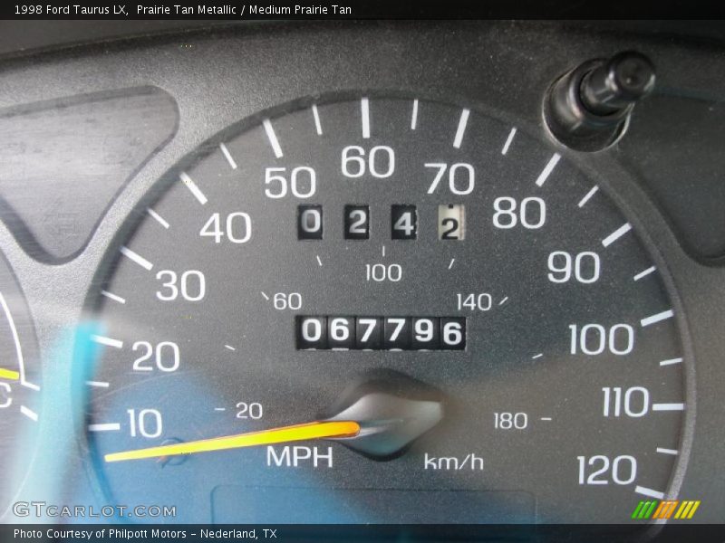 Prairie Tan Metallic / Medium Prairie Tan 1998 Ford Taurus LX