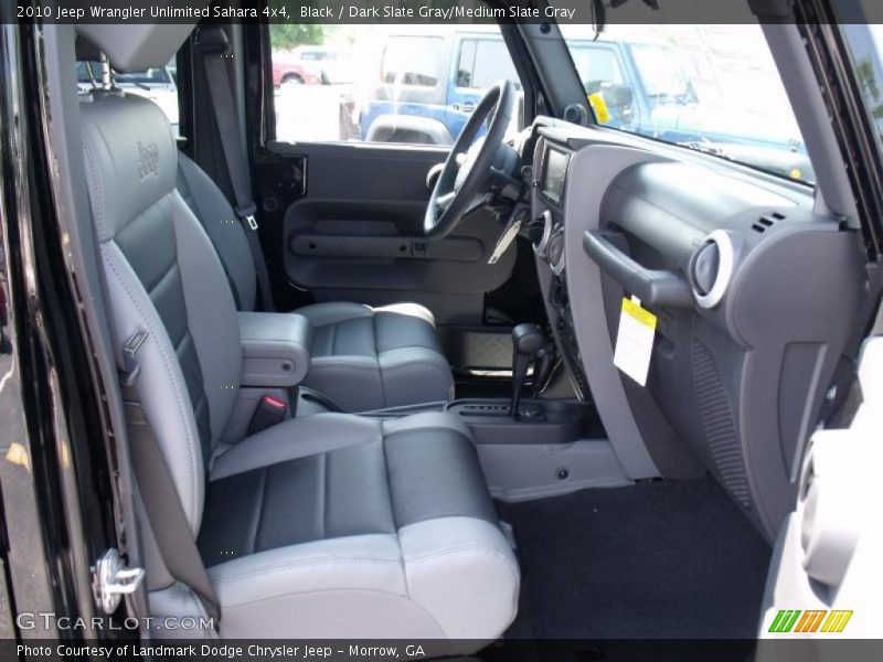 Black / Dark Slate Gray/Medium Slate Gray 2010 Jeep Wrangler Unlimited Sahara 4x4