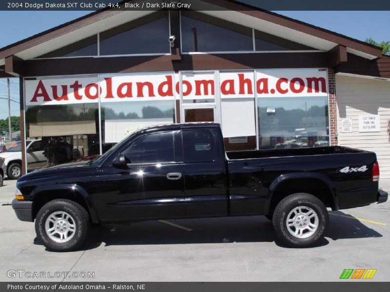 Black / Dark Slate Gray 2004 Dodge Dakota SXT Club Cab 4x4