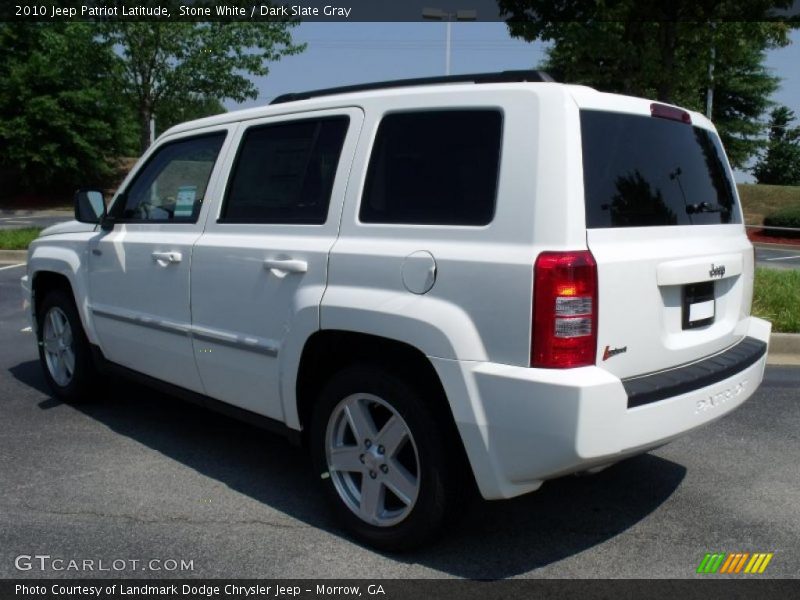 Stone White / Dark Slate Gray 2010 Jeep Patriot Latitude