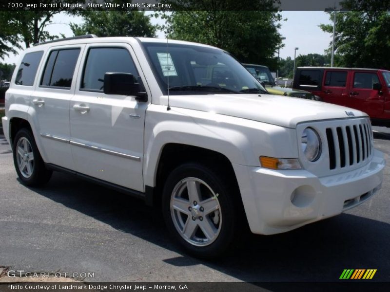 Stone White / Dark Slate Gray 2010 Jeep Patriot Latitude