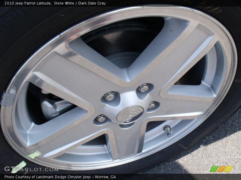 Stone White / Dark Slate Gray 2010 Jeep Patriot Latitude