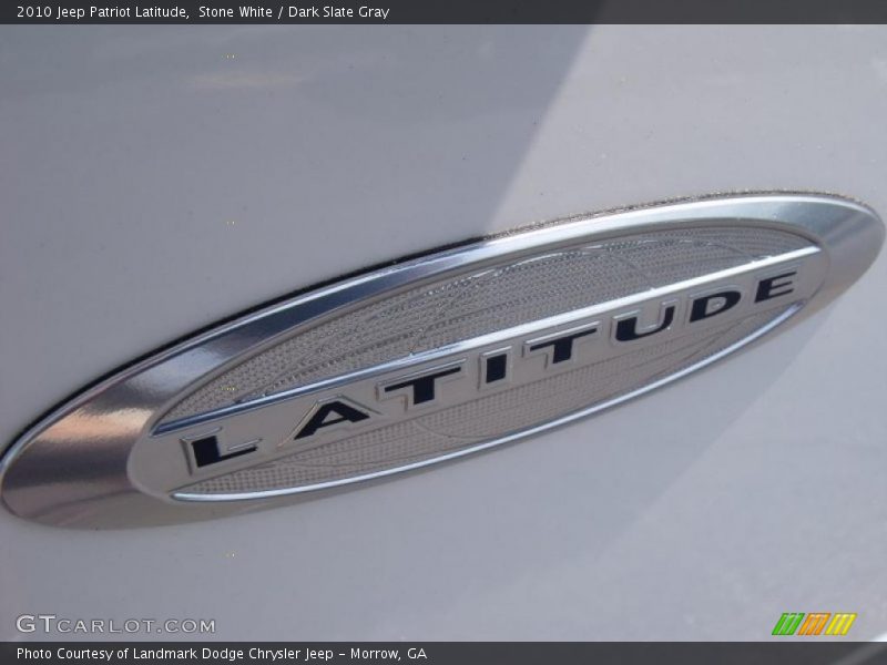 Stone White / Dark Slate Gray 2010 Jeep Patriot Latitude