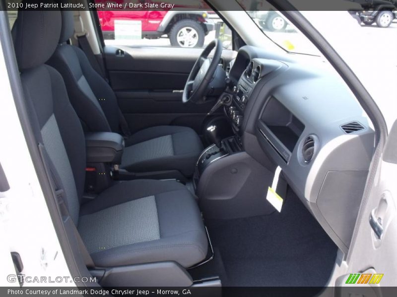 Stone White / Dark Slate Gray 2010 Jeep Patriot Latitude