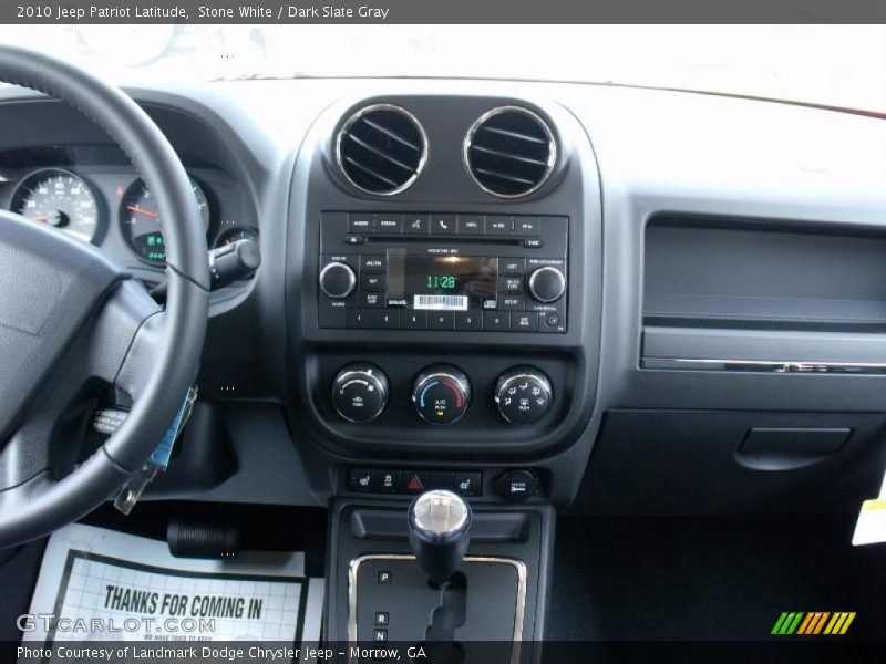 Stone White / Dark Slate Gray 2010 Jeep Patriot Latitude