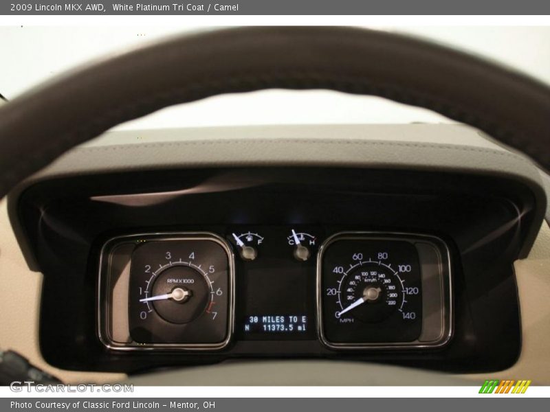  2009 MKX AWD AWD Gauges