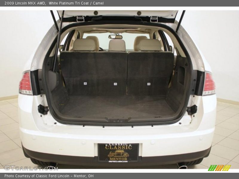 White Platinum Tri Coat / Camel 2009 Lincoln MKX AWD
