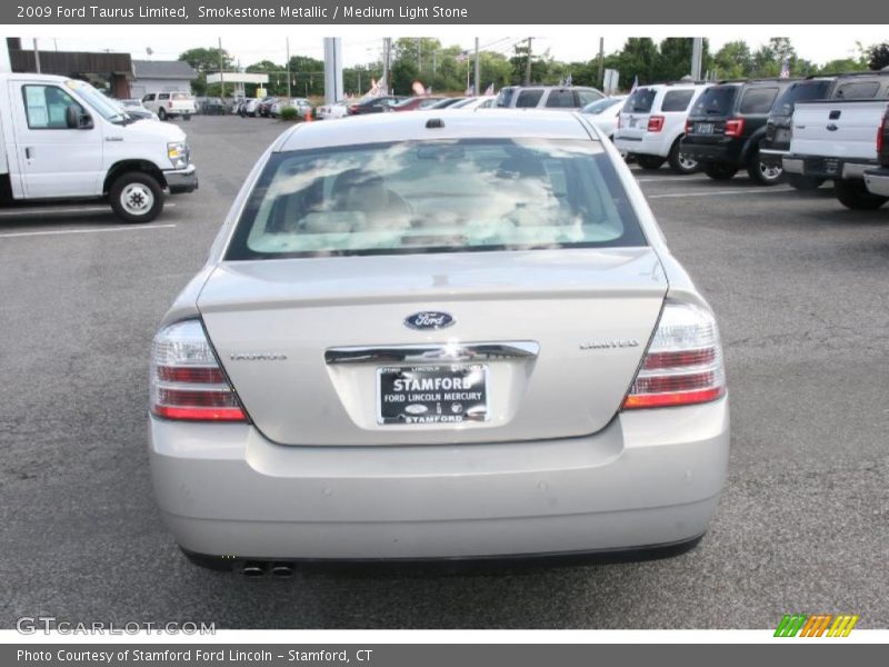 Smokestone Metallic / Medium Light Stone 2009 Ford Taurus Limited