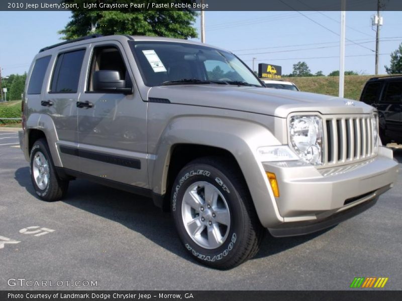 Light Graystone Pearl / Pastel Pebble Beige 2010 Jeep Liberty Sport