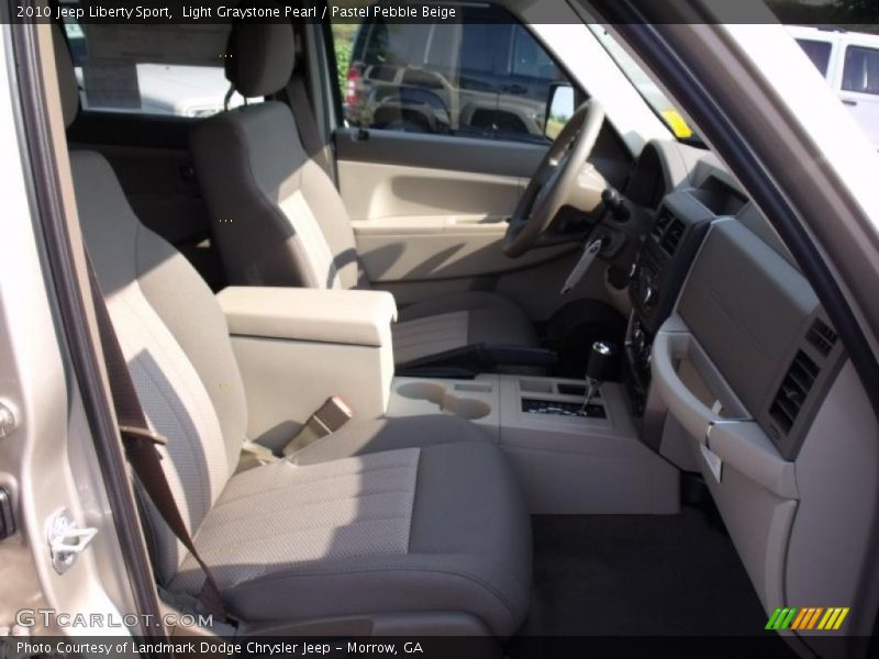 Light Graystone Pearl / Pastel Pebble Beige 2010 Jeep Liberty Sport