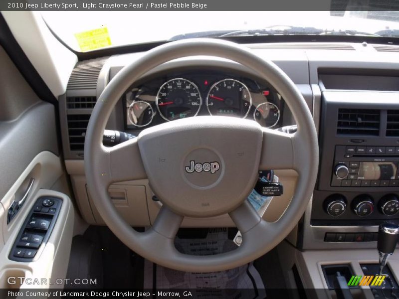 Light Graystone Pearl / Pastel Pebble Beige 2010 Jeep Liberty Sport
