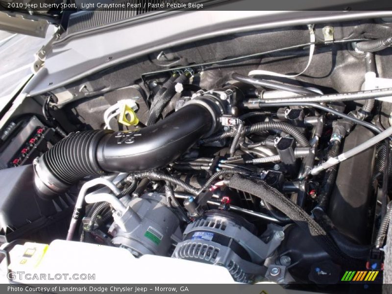 Light Graystone Pearl / Pastel Pebble Beige 2010 Jeep Liberty Sport